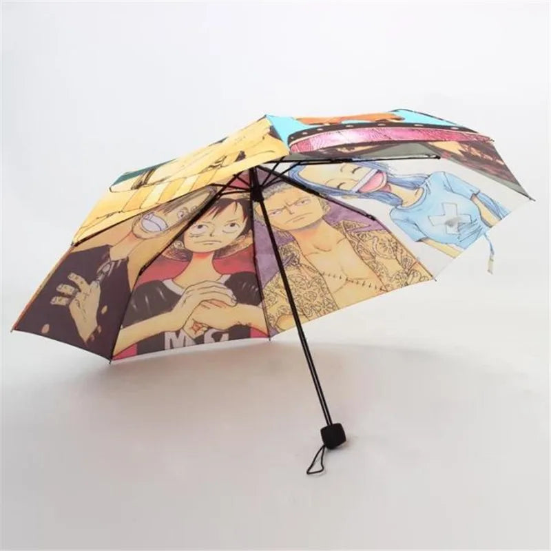 Christmas Gift Anime Umbrella Folding Creative Umbrella  Personality Cartoon Theme Umbrella