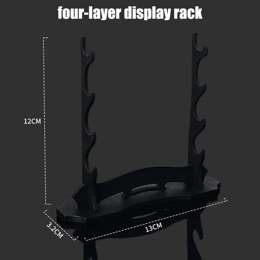 Anime Weapon DIY Displays Stand Model Gun Knife Samurai Sword Katana Holder Universal Frame Game Keychain Tool Box Gift Bag Toys