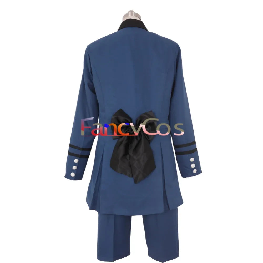 Anime Black Butler Kuroshitsuji Ciel Phantomhive Costume Cosplay Uniform Outfit Halloween Carvinal Custom Made Plus Size