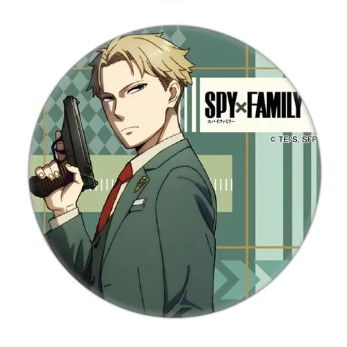 Anime Spy X Family Badge Brooch Pin Cospaly Loid Anya Yor Metal Pins Costume Accessories
