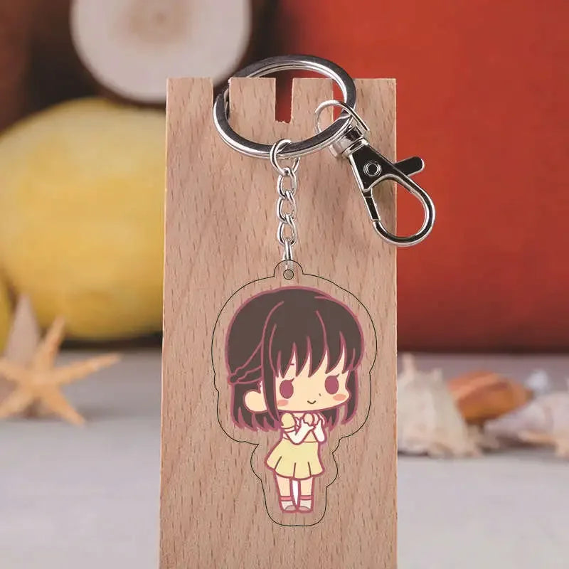 Anime Fruits Basket Acrylic Keychain Tohru Souma Sohma Ayame Shigure Cartoon Figure Key Chain Pendant Gift