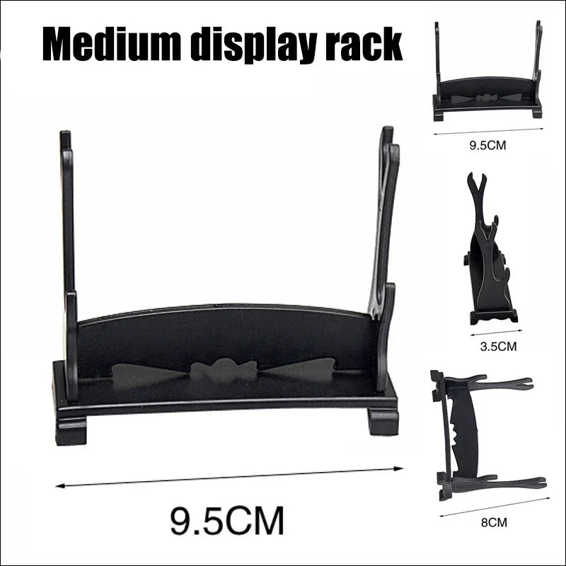 Anime Weapon DIY Displays Stand Model Gun Knife Samurai Sword Katana Holder Universal Frame Game Keychain Tool Box Gift Bag Toys
