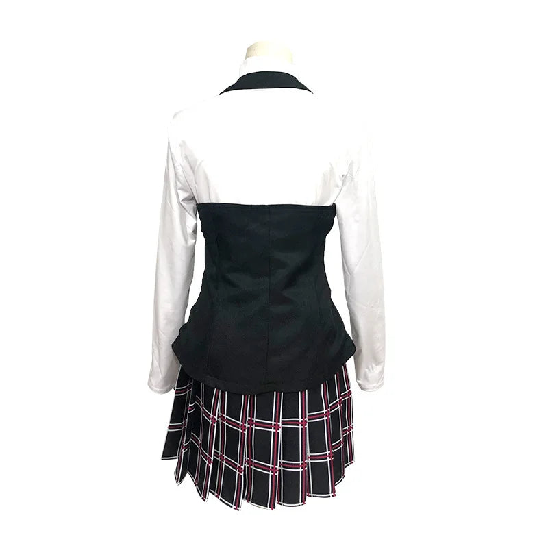 Aboutcos Anime P5/persona 5 Cosplay Costume Set Queen Makoto Niijima Cosplay Set Top+vest+skirt Halloween Harujuku Clothing