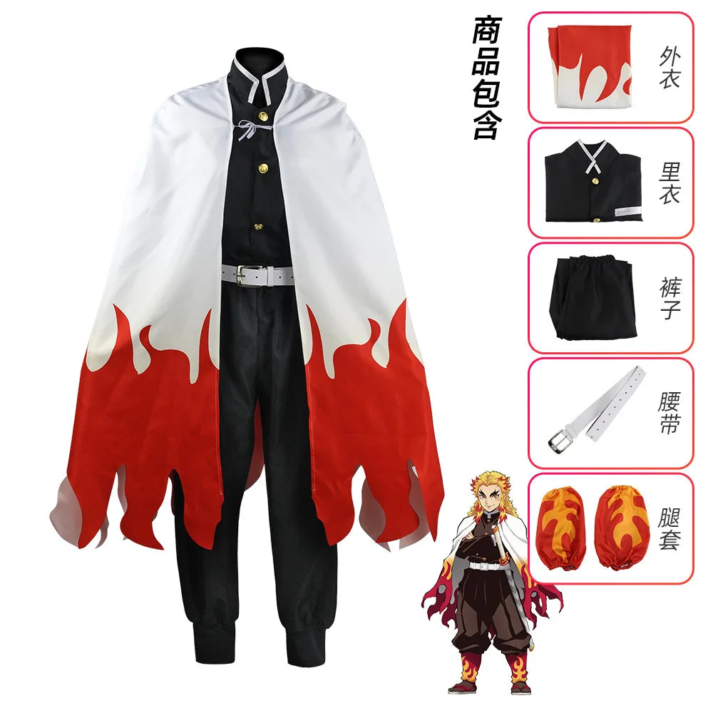 Demon Slayer Cosplay Tanjiro Nezuko Cosplay Kids Shinobu Costume Japanese Anime Cartoon Halloween Costume Christmas Gifts