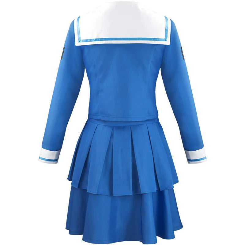 Aboutcos Anime Danganronpa V3: Killing Harmony Tenko Chabashira Cosplay Costume School Uniform Dress Suit Halloween Costume