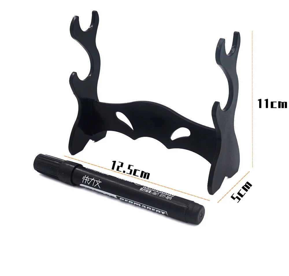Anime Weapon DIY Displays Stand Model Gun Knife Samurai Sword Katana Holder Universal Frame Game Keychain Tool Box Gift Bag Toys