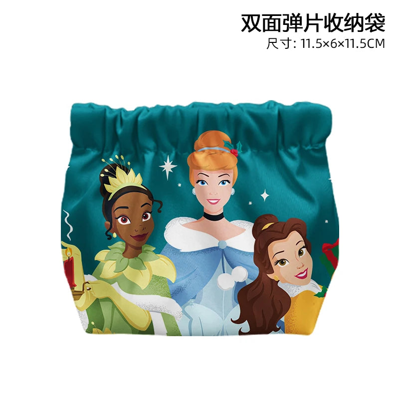 Disney Princess Cinderella T8841 Anime Briefcases Coin Bag Cartoon Makeup Bag Casual Purses Card Storage Handbag Gift