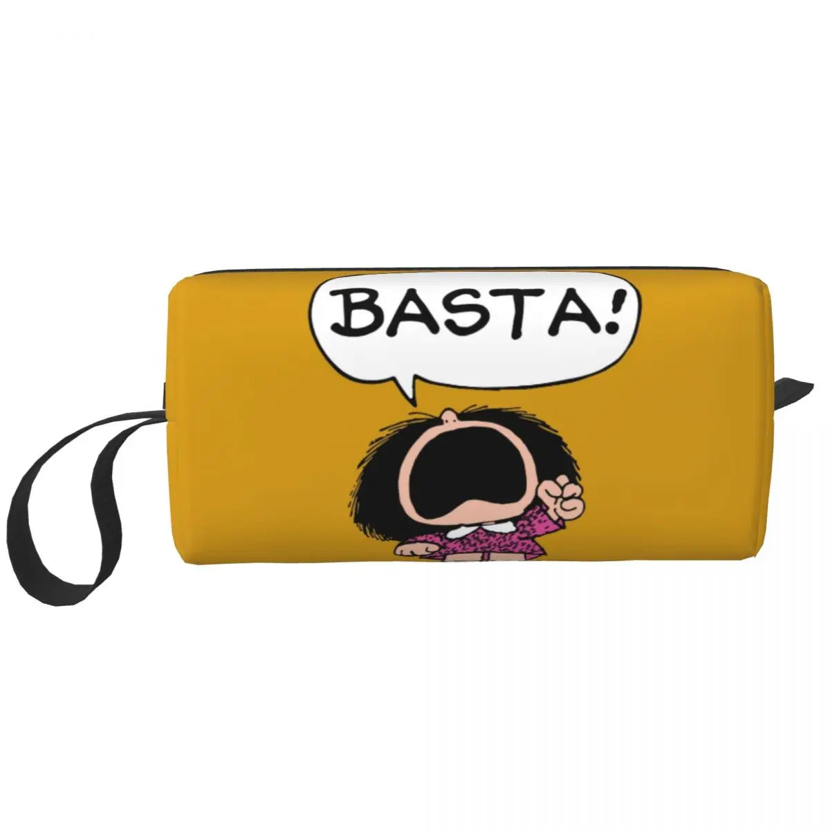 Custom Mafalda Balloon Heart Makeup Bag Women Travel Cosmetic Organizer Quino Manga Cartoon Storage Toiletry Bags Dopp Kit Case