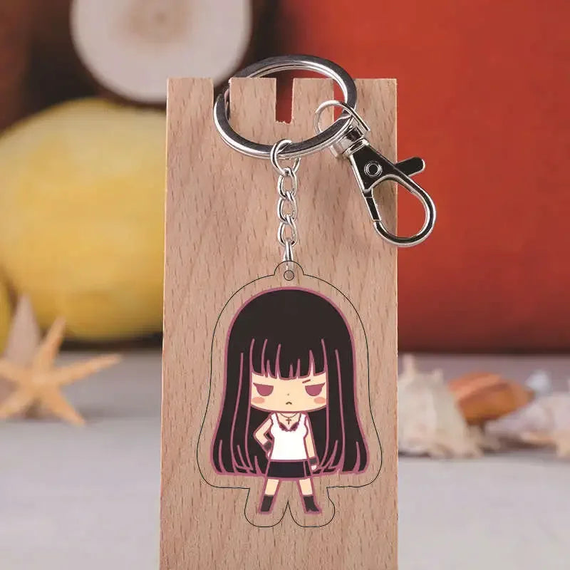 Anime Fruits Basket Acrylic Keychain Tohru Souma Sohma Ayame Shigure Cartoon Figure Key Chain Pendant Gift