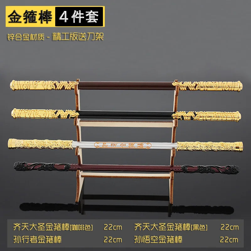 Anime Weapon DIY Displays Stand Model Gun Knife Samurai Sword Katana Holder Universal Frame Game Keychain Tool Box Gift Bag Toys
