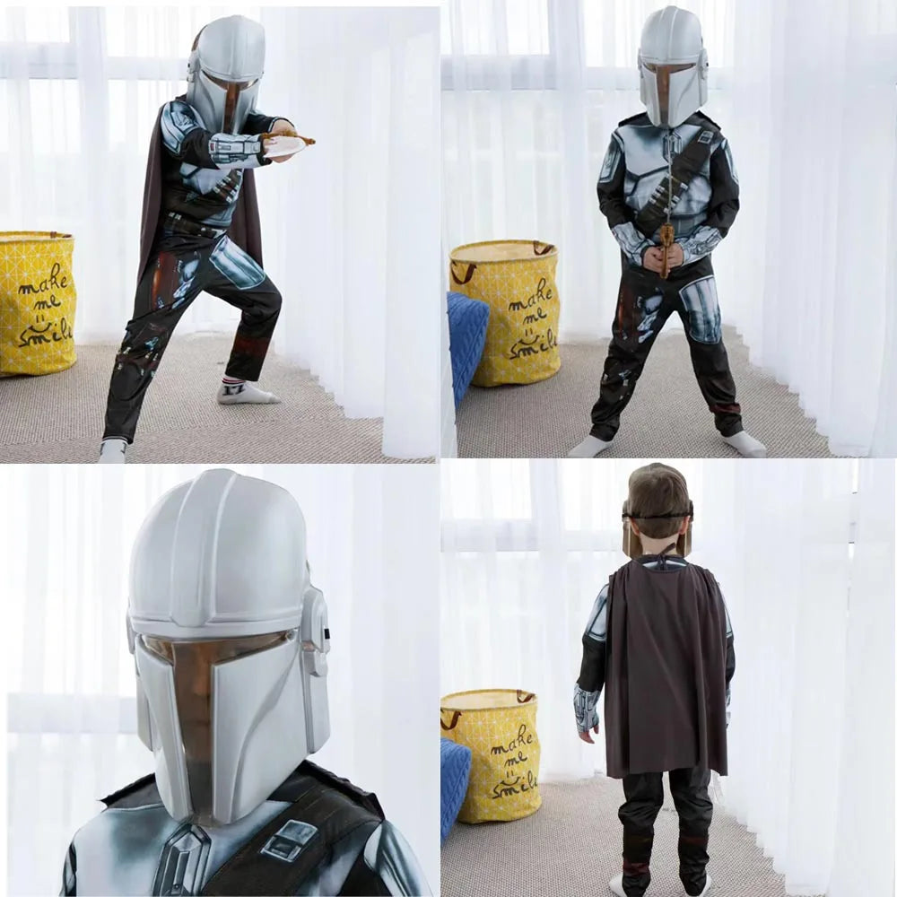 Halloween Costumes for Boy Children Anime Cosplay Galaxy Bounty Hunter super hero Fantasy Personality Costume Disfraz Halloween