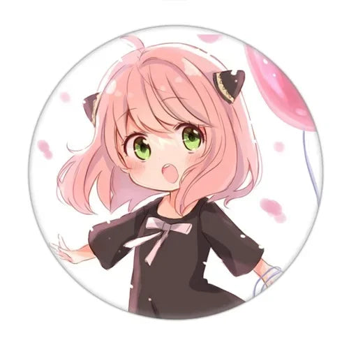Anime Spy X Family Badge Brooch Pin Cospaly Loid Anya Yor Metal Pins Costume Accessories