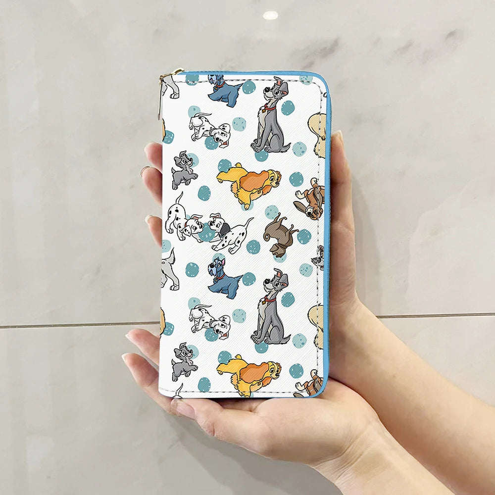 Disney Marie Cat Cheshire cat W5999 Anime Briefcases Wallet Cartoon Zipper Coin Bag Casual Purses Card Storage Handbag Gift