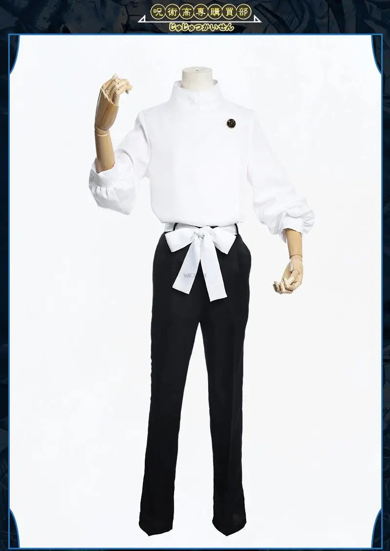 Anime Jujutsu Kaisen Yuta Okkotsu Cosplay Costume Men Women Yuta Okotsu Wig Cosplay Halloween Party Uniform sets