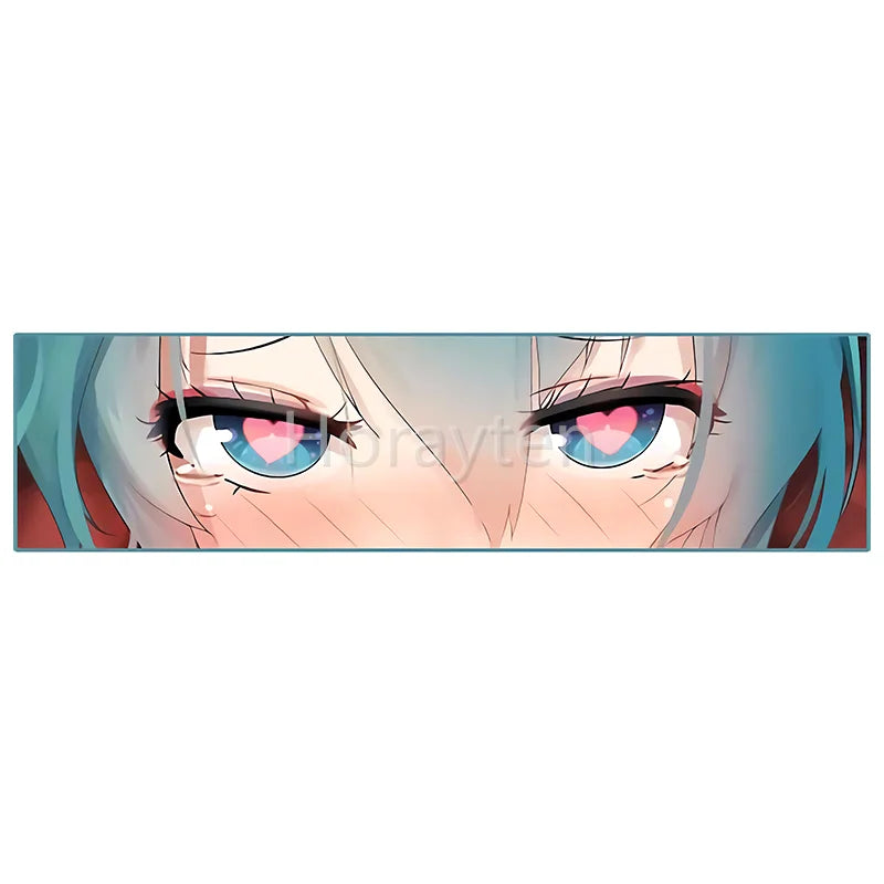 Car Decals Stickers for Japanese Beauty Love Eyes Anime Auto Motorcycle Helmet Decals Computer Case DIY Decoration