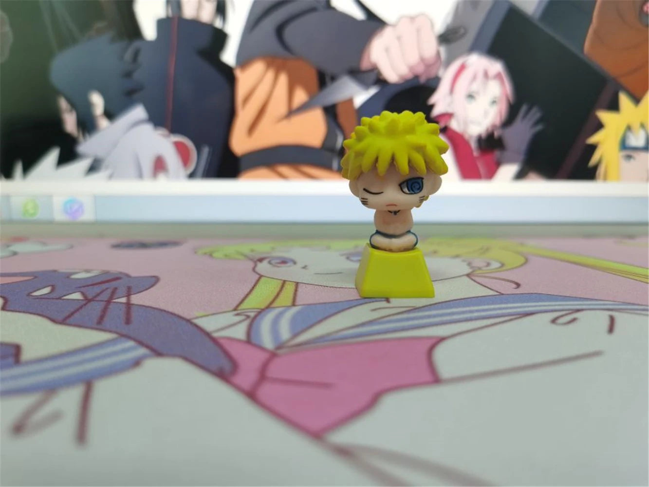 DIY Keycap 1 pcs Games and anime PBT key cap mechanical keyboards keycaps for mechanical keyboards R4 height Cherry MX axis,S5