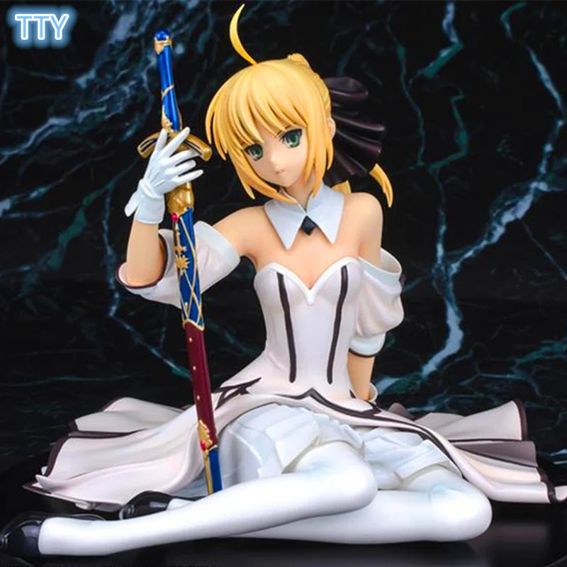 24cm Japan Anime Fate stay Night Action Figure Saber Lily figures PVC Model for collection toys with original box
