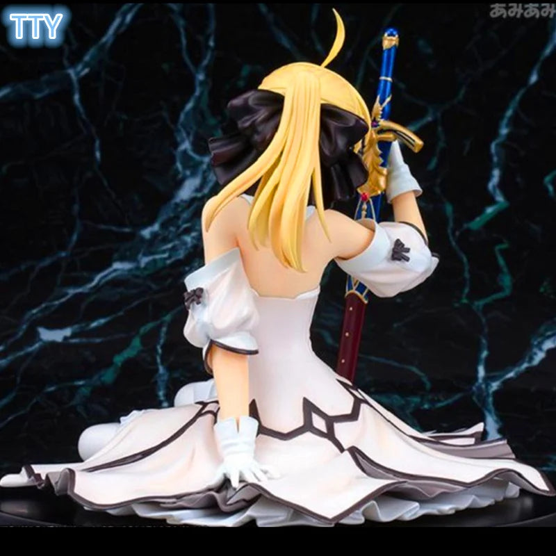 24cm Japan Anime Fate stay Night Action Figure Saber Lily figures PVC Model for collection toys with original box