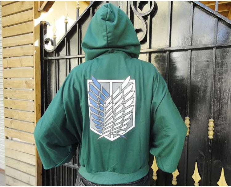 Attack on Giant Cloak Wings of Freedom  Jacket  Cloak Bat Shirt Cotton  Anime Cosplay   cosplay costume  2020  cosplay