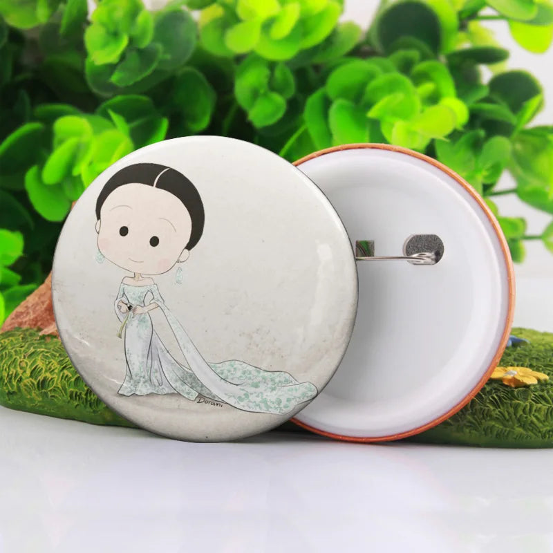 1PCS Chi-bi Maruko Fashion Anime Customized Brooches Cartoon Pin Brooch Badge Pins Unisex Jewelry Birthday Gifts New