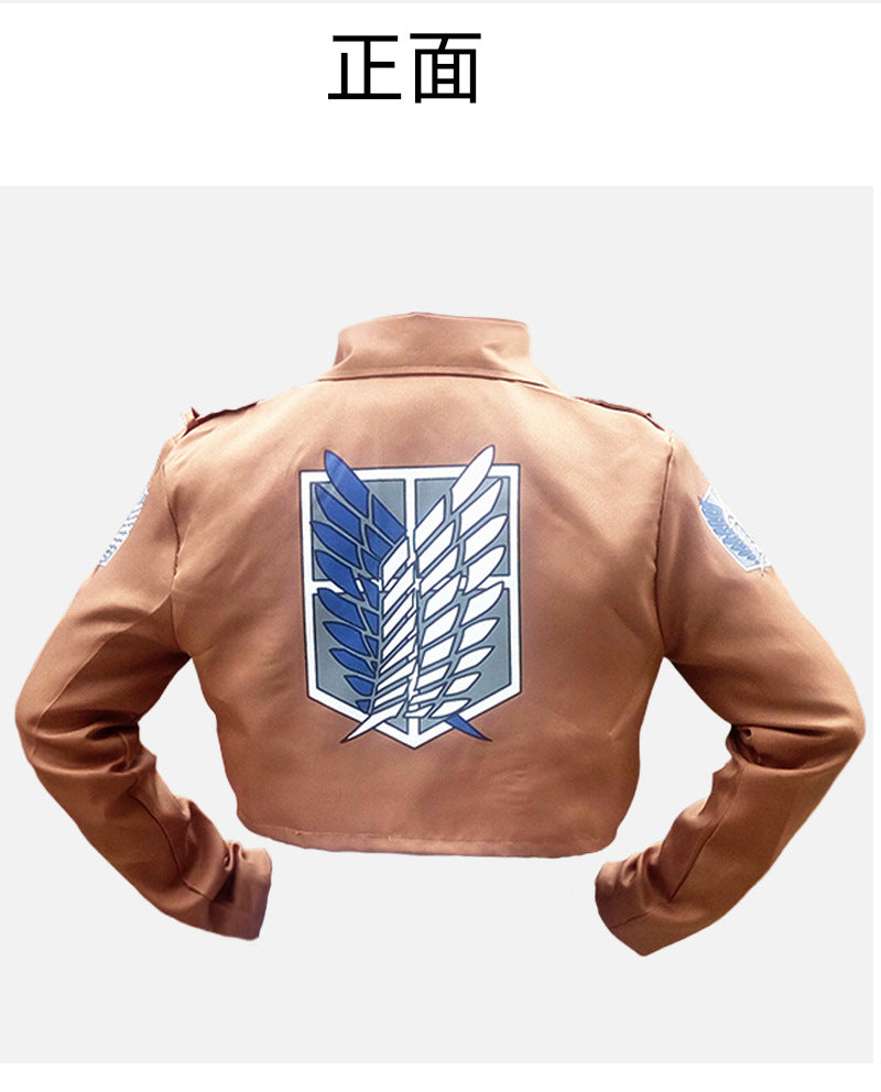 Attack on Titan A2201 Fashion Anime Coat Casual Coats Cartoon Winter Jackets Men Woman Clothing Unisex