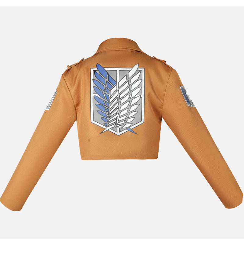 Attack on Titan A2201 Fashion Anime Coat Casual Coats Cartoon Winter Jackets Men Woman Clothing Unisex