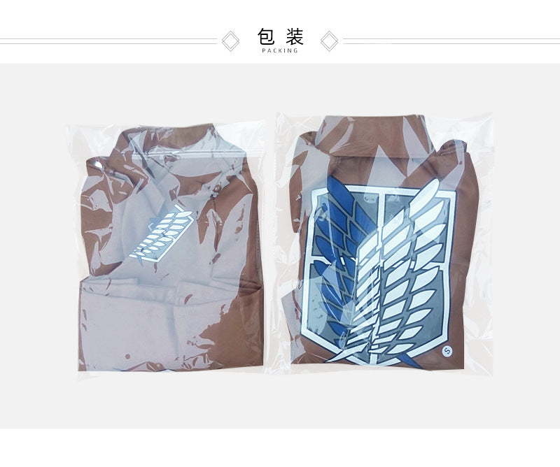 Attack on Titan A2201 Fashion Anime Coat Casual Coats Cartoon Winter Jackets Men Woman Clothing Unisex