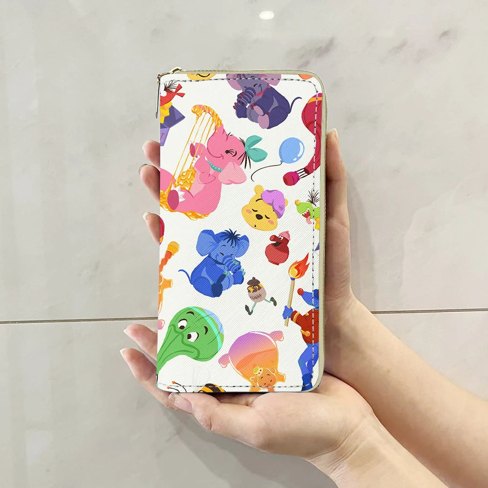 Disney Marie Cat Cheshire cat W5999 Anime Briefcases Wallet Cartoon Zipper Coin Bag Casual Purses Card Storage Handbag Gift