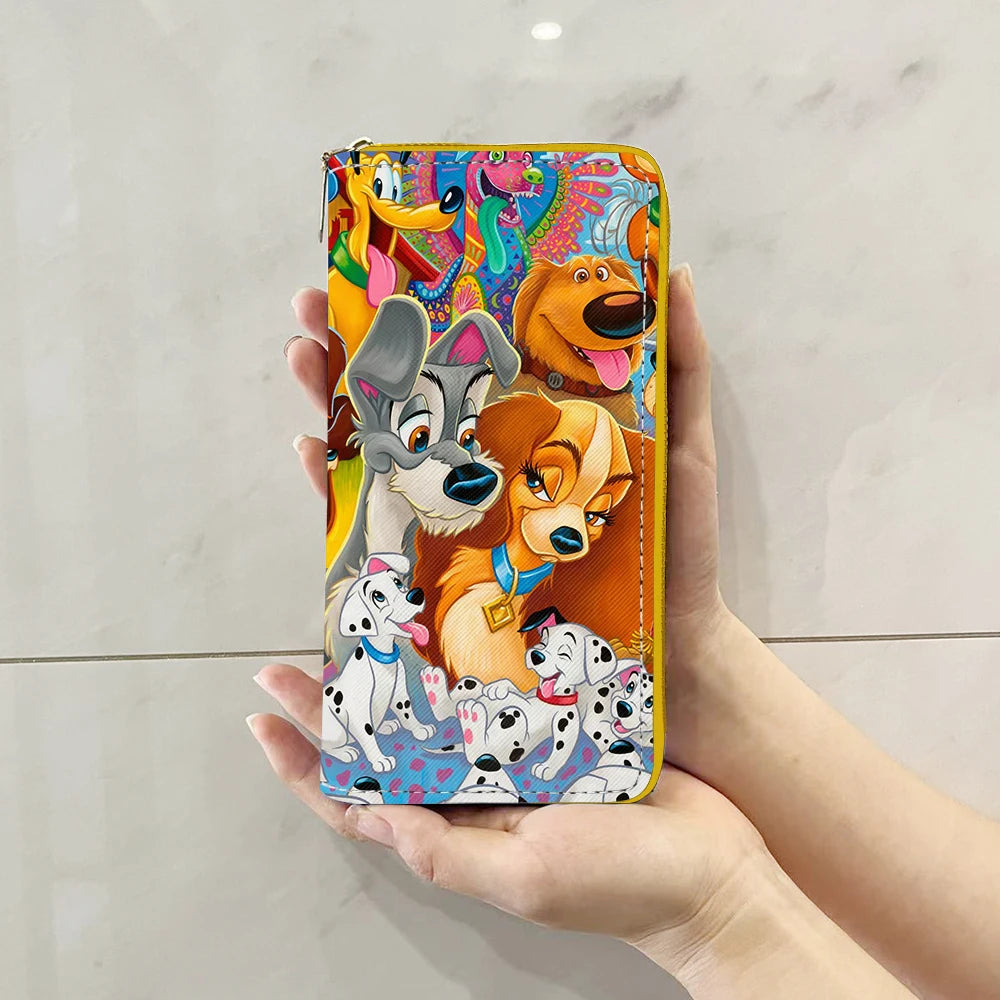 Disney Marie Cat Cheshire cat W5999 Anime Briefcases Wallet Cartoon Zipper Coin Bag Casual Purses Card Storage Handbag Gift