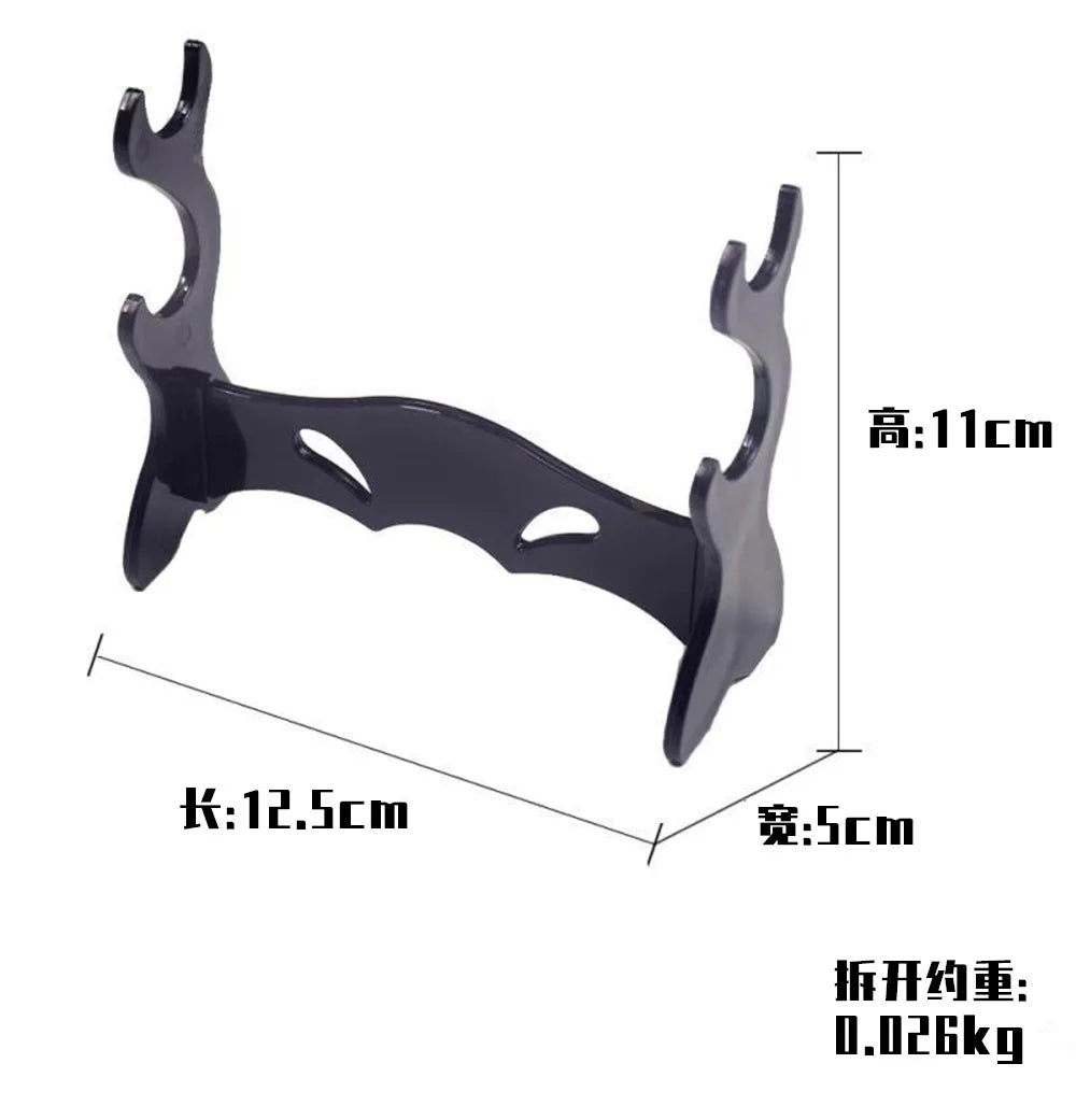 Anime Weapon DIY Displays Stand Model Gun Knife Samurai Sword Katana Holder Universal Frame Game Keychain Tool Box Gift Bag Toys