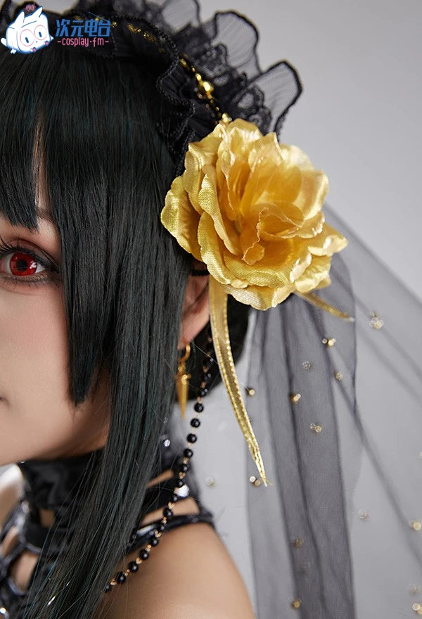 Anime SPY X FAMILY Yor Forger Briar Cosplay Costumes Doujin Wedding Dresses Girls Halloween Lolita Jumpsuit Bows Gloves Earrings