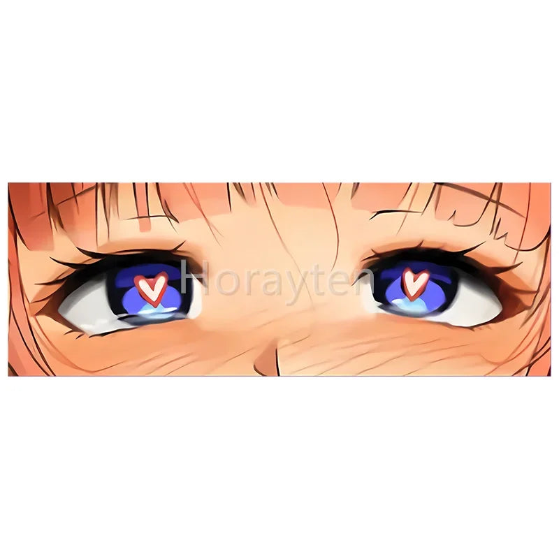 Car Decals Stickers for Japanese Beauty Love Eyes Anime Auto Motorcycle Helmet Decals Computer Case DIY Decoration