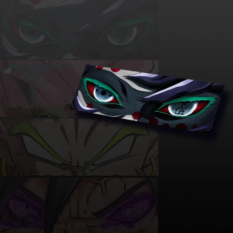 Car Styling Sticker for Japanese Anime Frieza Broly Hokage Blood Wheel Eyes Peeker Decal Auto Oil Tank Window Body Vinyl Tape