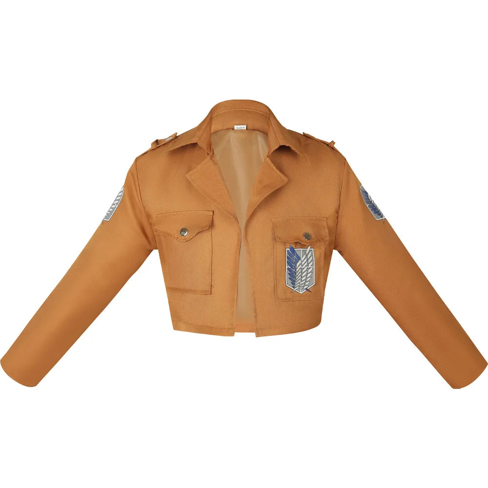 Attack on Titan A2201 Fashion Anime Coat Casual Coats Cartoon Winter Jackets Men Woman Clothing Unisex