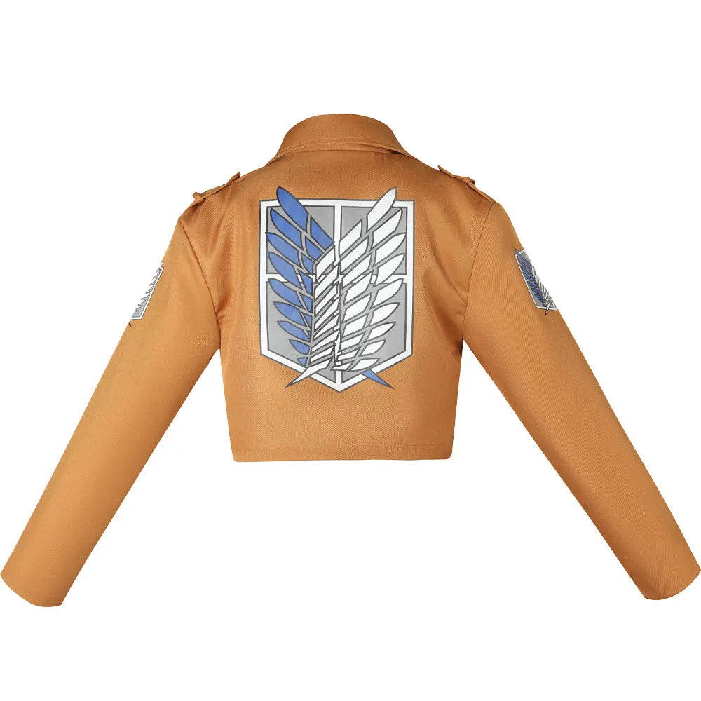 Attack on Titan A2201 Fashion Anime Coat Casual Coats Cartoon Winter Jackets Men Woman Clothing Unisex