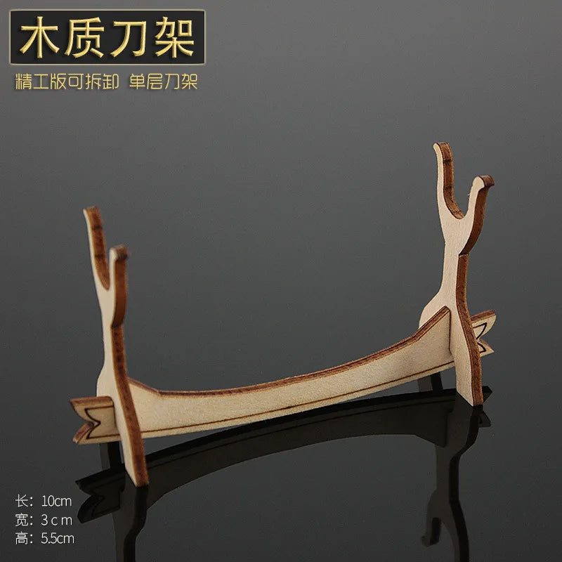 Anime Weapon DIY Displays Stand Model Gun Knife Samurai Sword Katana Holder Universal Frame Game Keychain Tool Box Gift Bag Toys