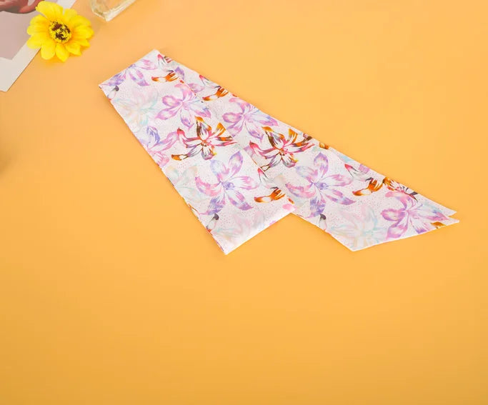 Customized Your Own Design Fashion Anime Silk Scarves Summer Cartoon Neck Scarf Wrap Neckerchief Unisex Birthday Gift