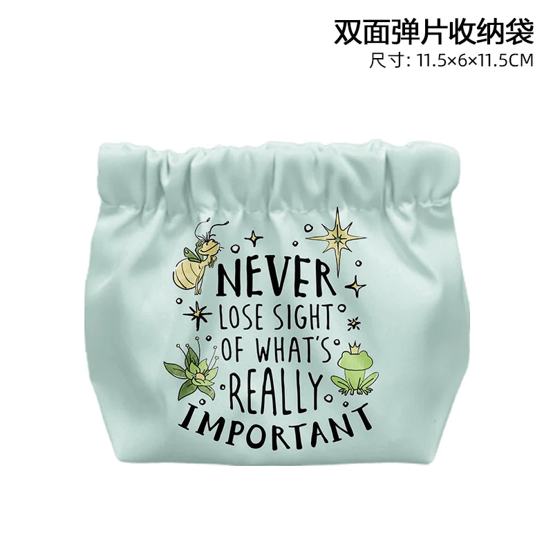 Disney Princess Cinderella T8841 Anime Briefcases Coin Bag Cartoon Makeup Bag Casual Purses Card Storage Handbag Gift