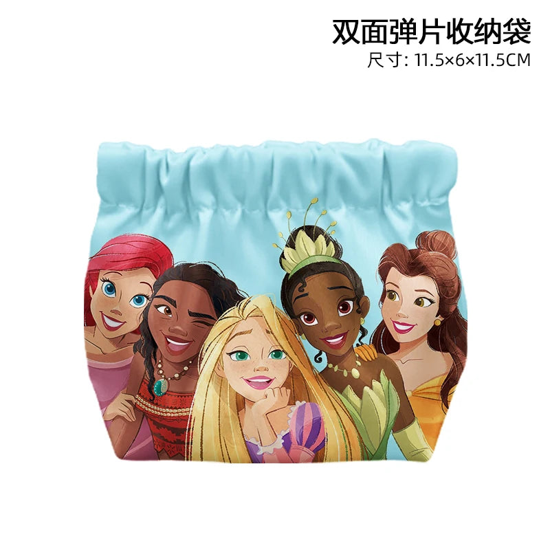 Disney Princess Cinderella T8841 Anime Briefcases Coin Bag Cartoon Makeup Bag Casual Purses Card Storage Handbag Gift