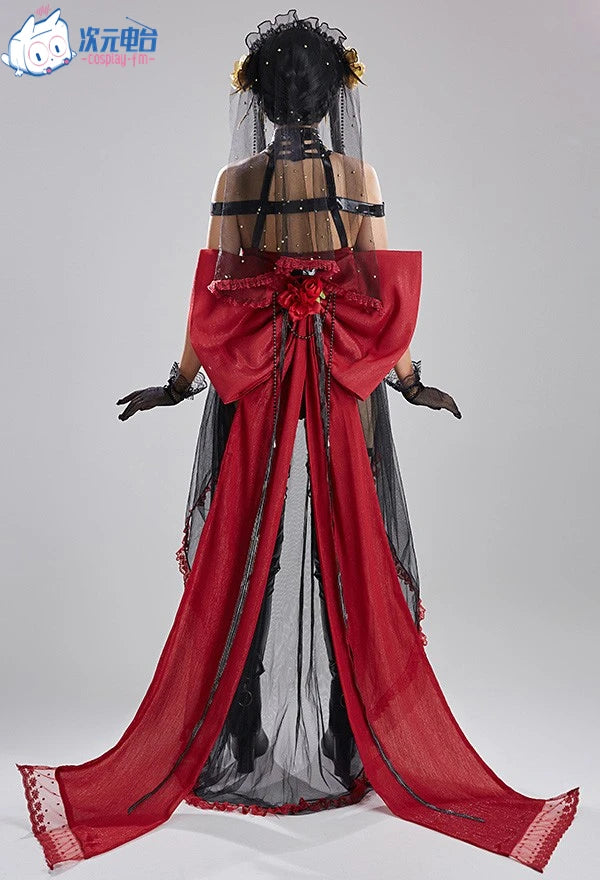 Anime SPY X FAMILY Yor Forger Briar Cosplay Costumes Doujin Wedding Dresses Girls Halloween Lolita Jumpsuit Bows Gloves Earrings