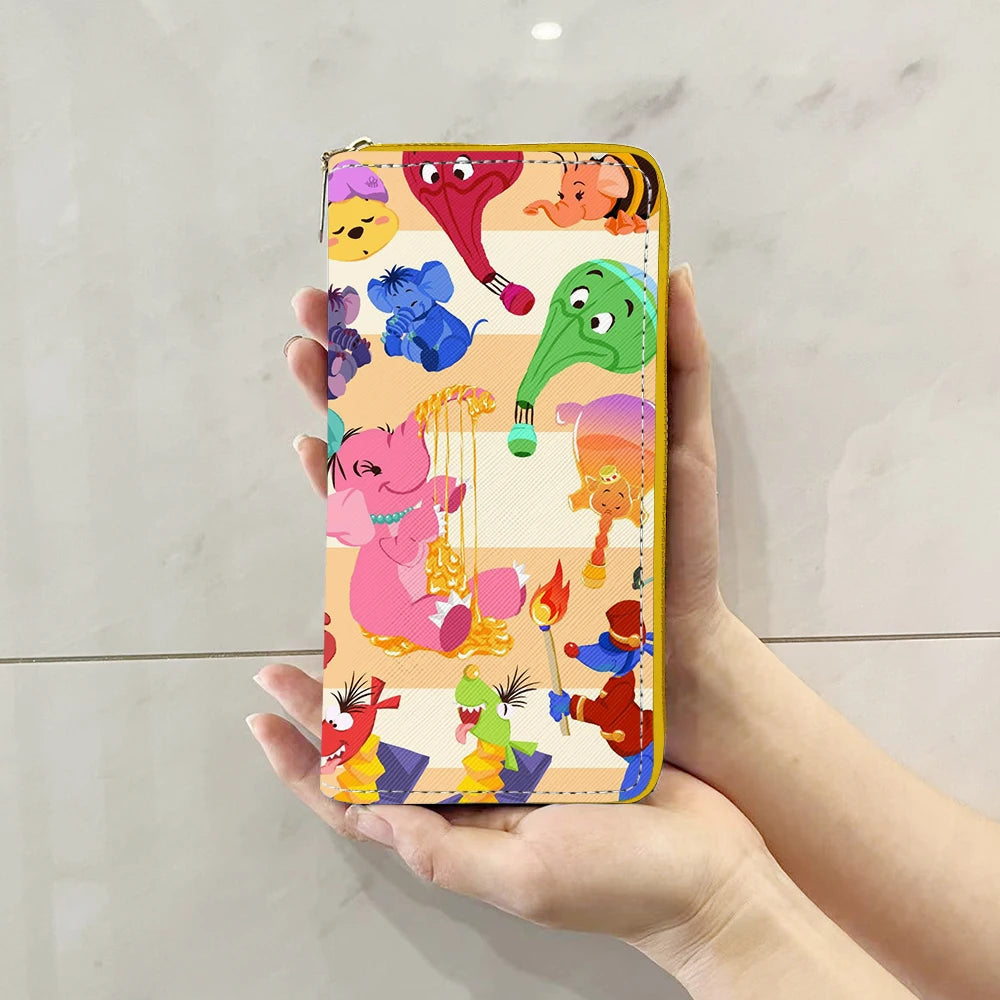 Disney Marie Cat Cheshire cat W5999 Anime Briefcases Wallet Cartoon Zipper Coin Bag Casual Purses Card Storage Handbag Gift