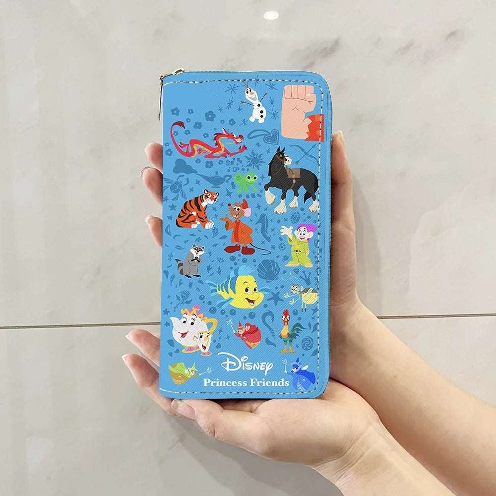 Disney Marie Cat Cheshire cat W5999 Anime Briefcases Wallet Cartoon Zipper Coin Bag Casual Purses Card Storage Handbag Gift