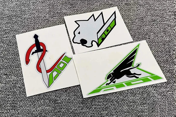 Car Styling Sticker Decal for Event Sports Anime Cartoon AOI Team Racing Snake Motor Helmet Decorate Decals