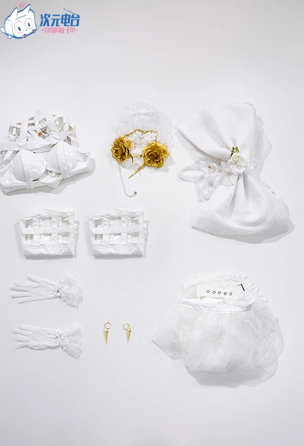 Anime SPY X FAMILY Yor Forger Briar Cosplay Costumes Doujin Wedding Dresses Girls Halloween Lolita Jumpsuit Bows Gloves Earrings