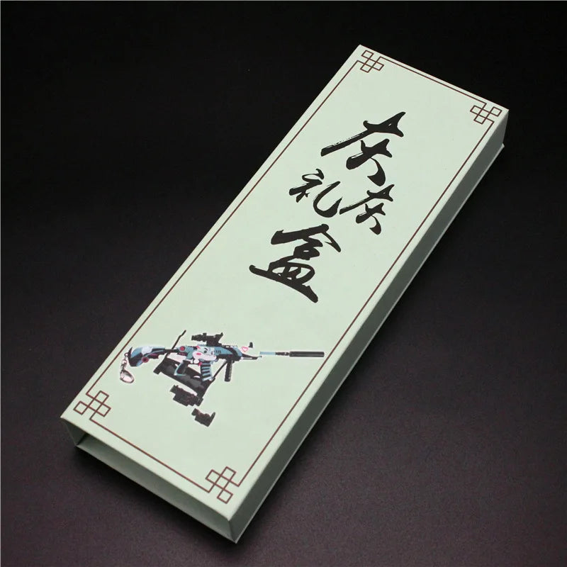 Anime Weapon DIY Displays Stand Model Gun Knife Samurai Sword Katana Holder Universal Frame Game Keychain Tool Box Gift Bag Toys