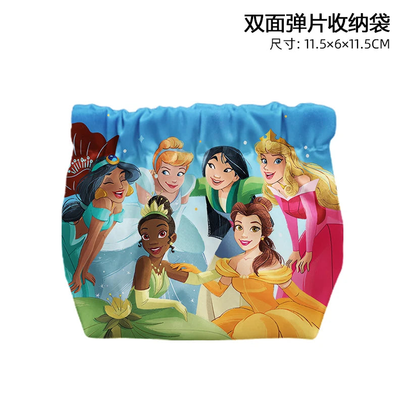 Disney Princess Cinderella T8841 Anime Briefcases Coin Bag Cartoon Makeup Bag Casual Purses Card Storage Handbag Gift