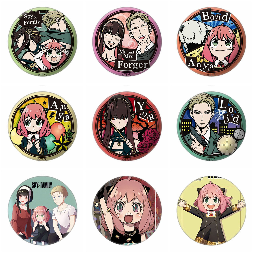 Anime Spy X Family Badge Brooch Pin Cospaly Loid Anya Yor Metal Pins Costume Accessories