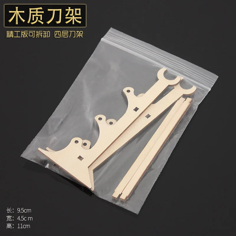 Anime Weapon DIY Displays Stand Model Gun Knife Samurai Sword Katana Holder Universal Frame Game Keychain Tool Box Gift Bag Toys