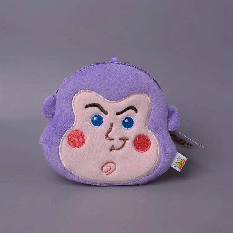 Disney Lotso Bear Buzz 5571 Fashion Anime Coin Purse Cartoon Money Bags Card Key Purses Storage Bag Birthday Gift