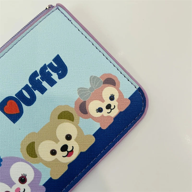 Disney Duffy StellaLou ShellieMay Anime Card Holder Cartoon Storage Bags Coin Wallet Handbag Kid Girl Birthday Gift